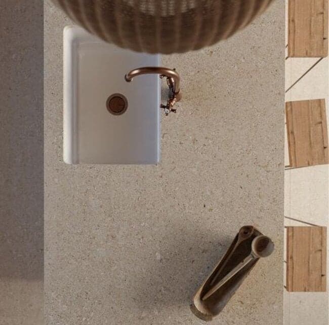 Dekton werkblad met onderbouw spoelbak