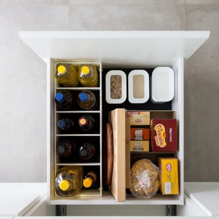 Hoe deel ik mijn nieuwe keuken in?