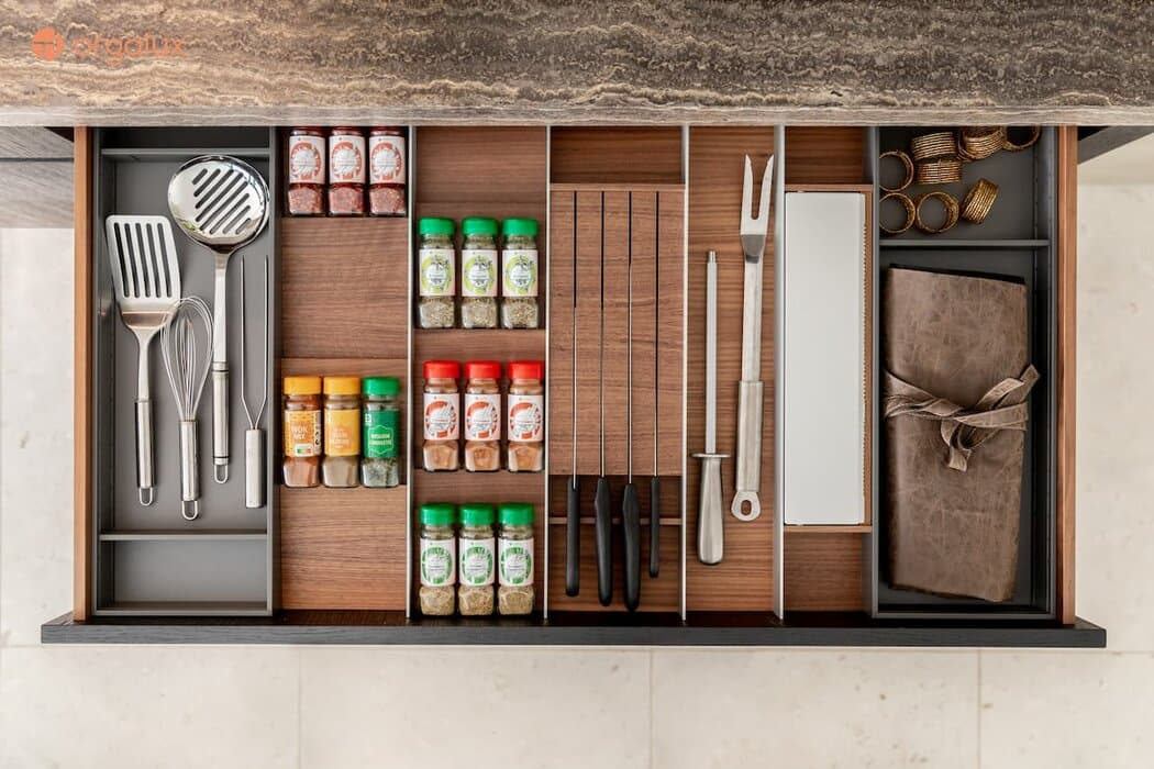 Hoe deel ik mijn nieuwe keuken in?