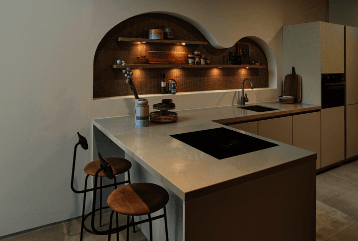 Keukenstijlen met organische vormen