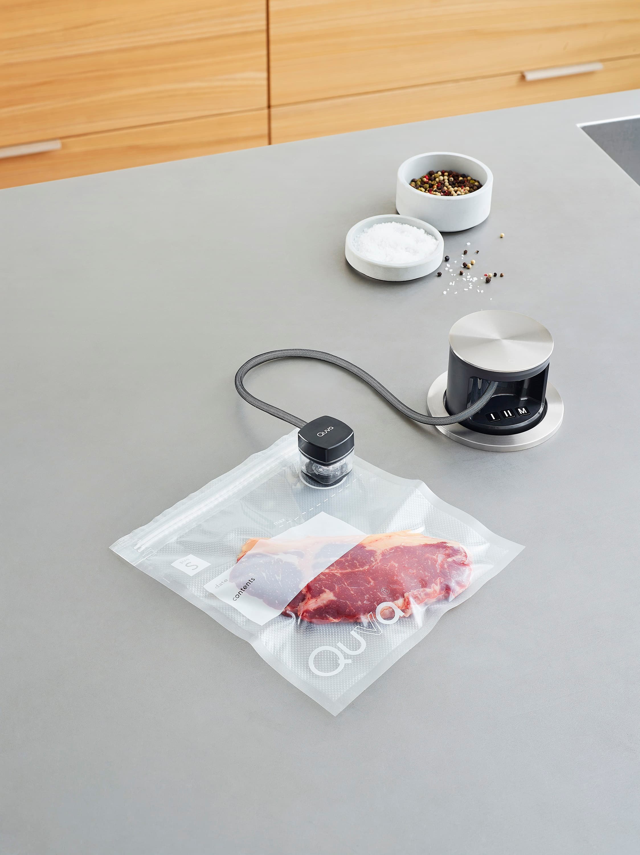 Quva: makkelijk en snel voedsel vacumeren