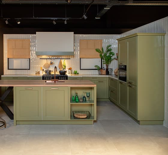 Landelijke-keuken-Rietgroen